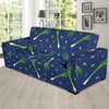 Leek Pattern Print Design 02 Sofa Slipcover