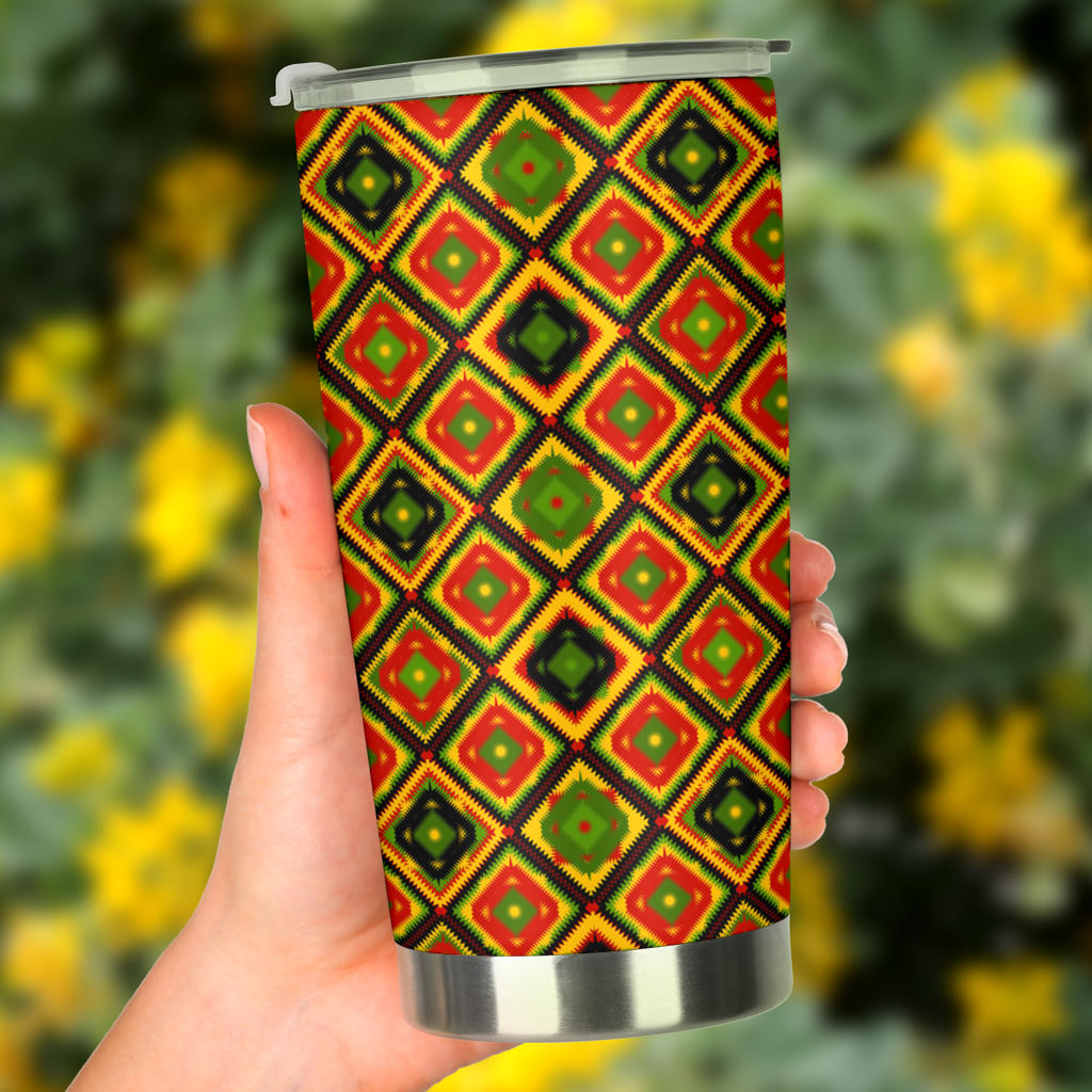 Rasta Reggae Color Pattern Tumbler
