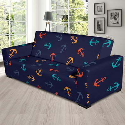 Anchor Pattern Print Design 05 Sofa Slipcover