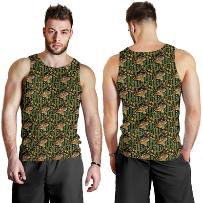 Western Style Print Men Tank Top