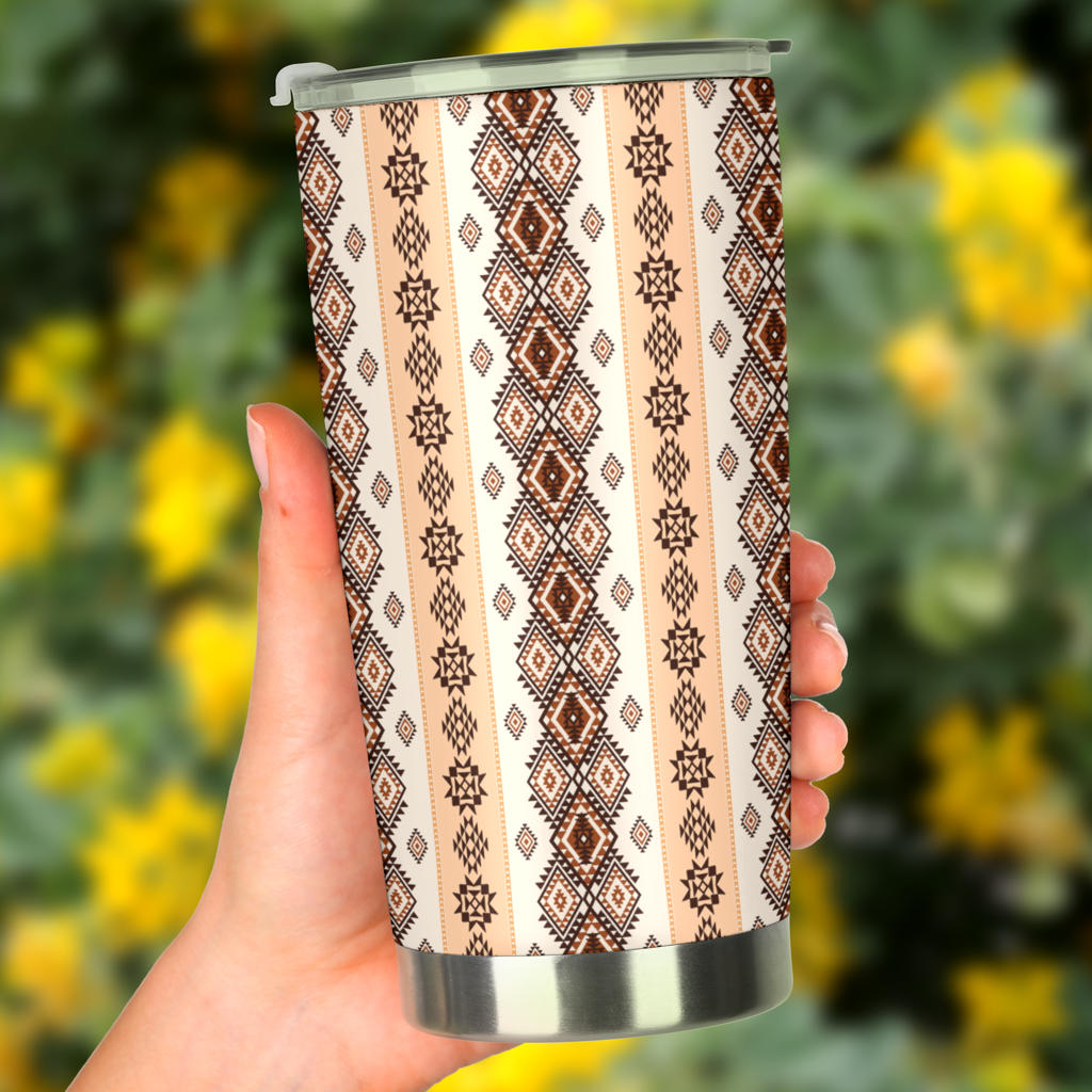 Native Classic Pattern Print Tumbler