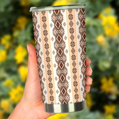 Native Classic Pattern Print Tumbler