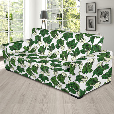 Bok Choy Pattern Print Design 02 Sofa Slipcover