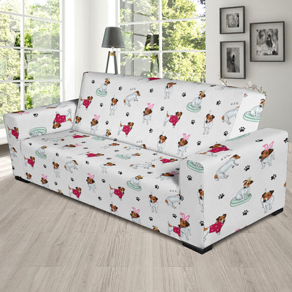 Russell Terriers Print Design LKS308 Sofa Slipcover