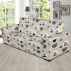 Bear Pattern Print Design 05 Sofa Slipcover