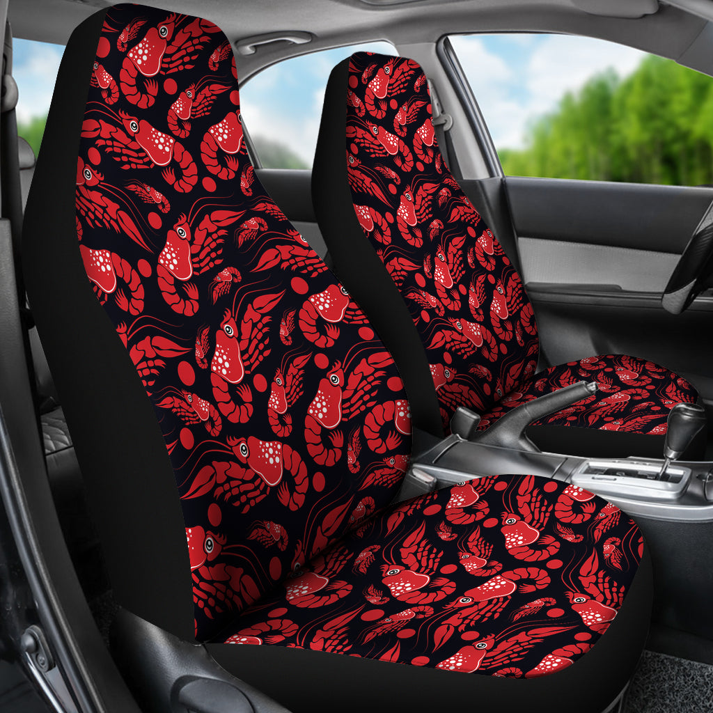Shrimp Print Design LKS303 Car Seat Covers
