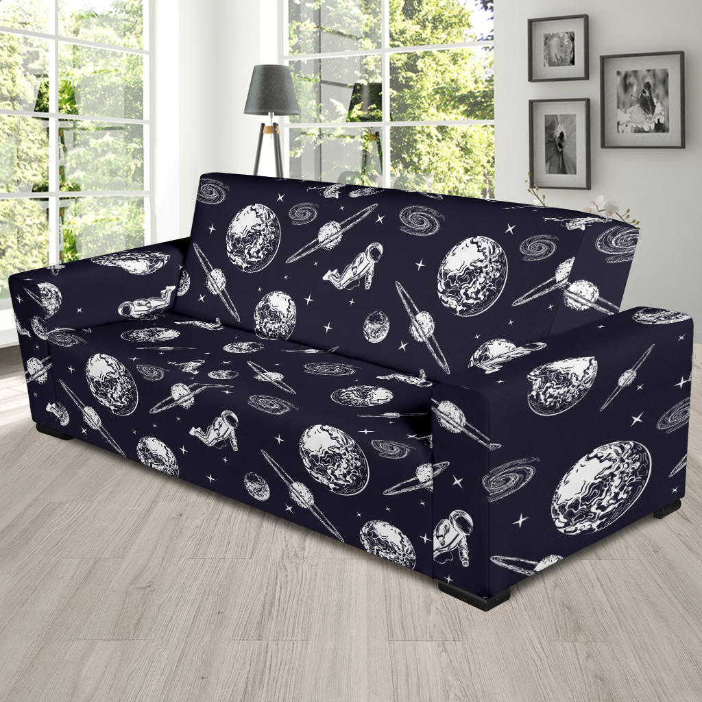 Space Astronaut Print Design LKS302 Sofa Slipcover