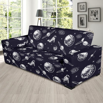 Space Astronaut Print Design LKS302 Sofa Slipcover