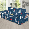 Sailing Ships Pattern Print Design A04 Sofa Slipcover