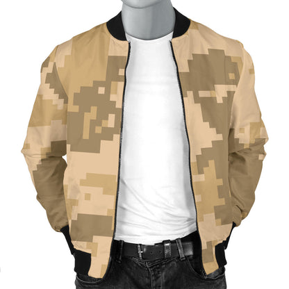ACU Digital Desert Camouflage Men Bomber Jacket