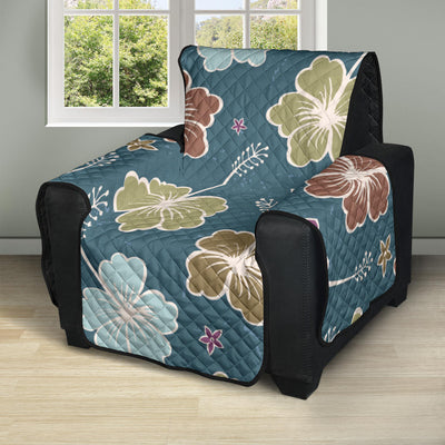 Hibiscus Pattern Print Design HB033 Recliner Cover Protector