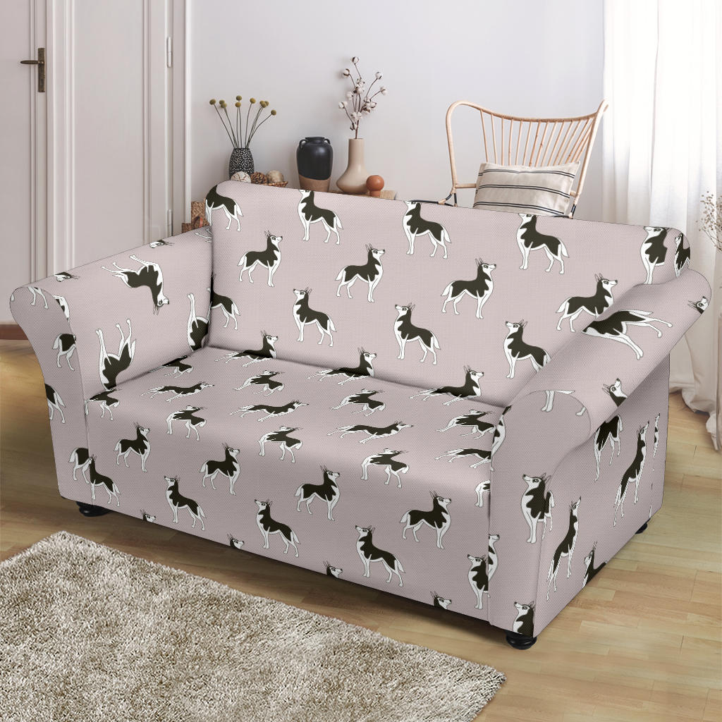 Siberian Huskies Print Design LKS301 Loveseat Couch Slipcover
