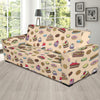 Cake Pattern Print Design 03 Sofa Slipcover