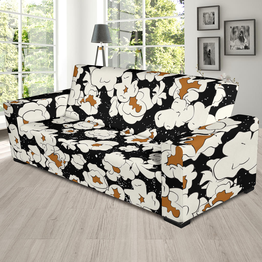 Popcorn Pattern Print Design A02 Sofa Slipcover