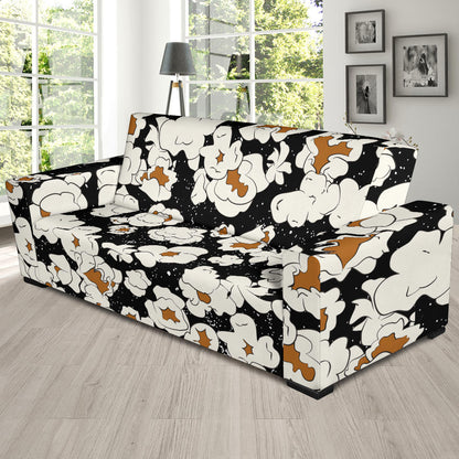 Popcorn Pattern Print Design A02 Sofa Slipcover