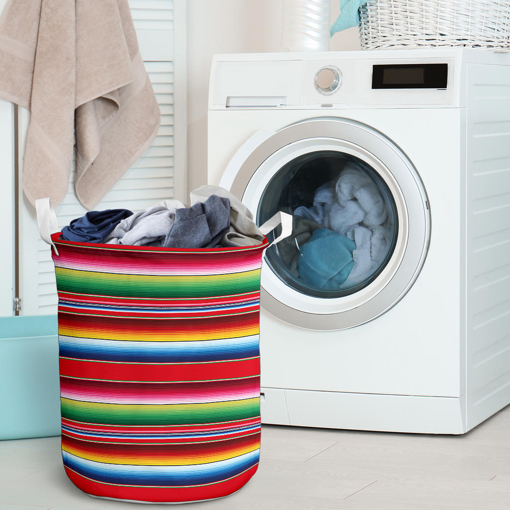 Serape Pattern Laundry Basket