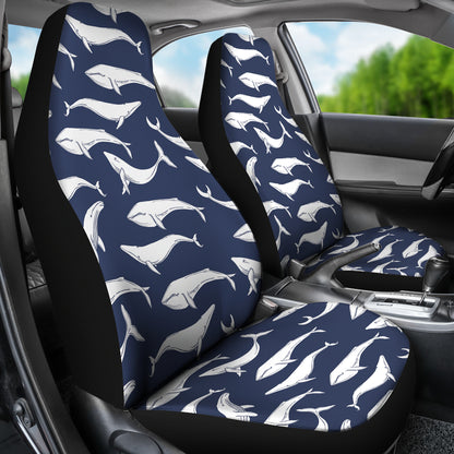 Whale Print Design LKS308 Car Seat Covers