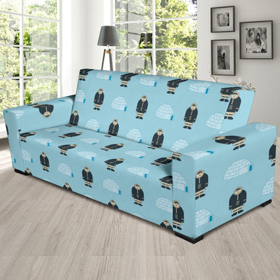 Eskimo Pattern Print Design 03 Sofa Slipcover