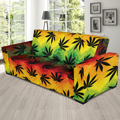 Rasta Pattern Print Design A02 Sofa Slipcover