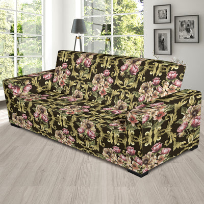 Baroque Pattern Print Design 02 Sofa Slipcover