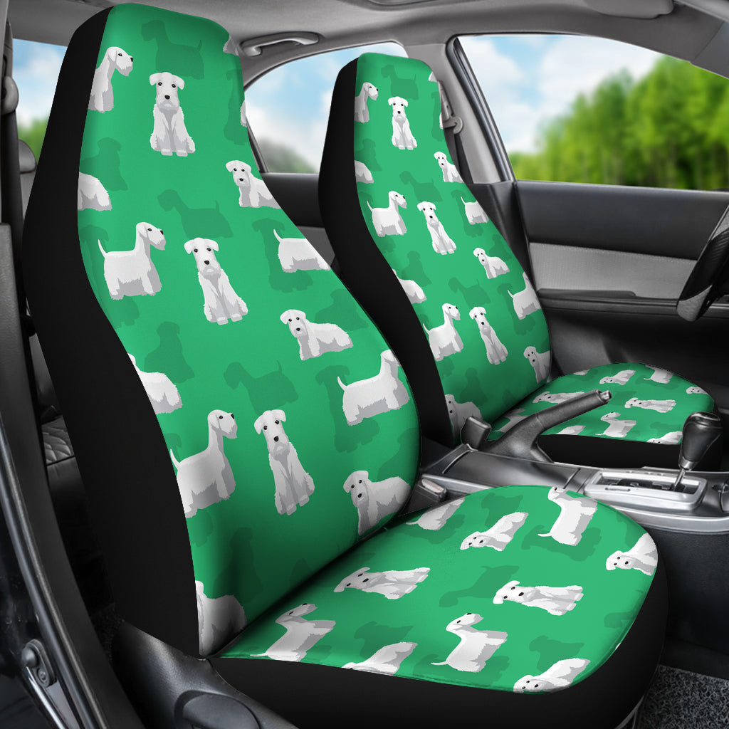 Sealyham Terriers Print Design LKS301 Car Seat Covers