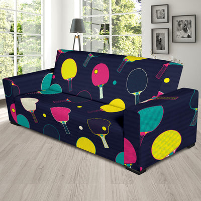 Ping Pong Pattern Print Design A04 Sofa Slipcover