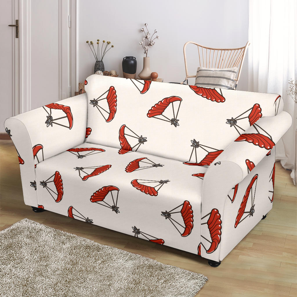 Skydiver Print Design LKS302 Loveseat Couch Slipcover