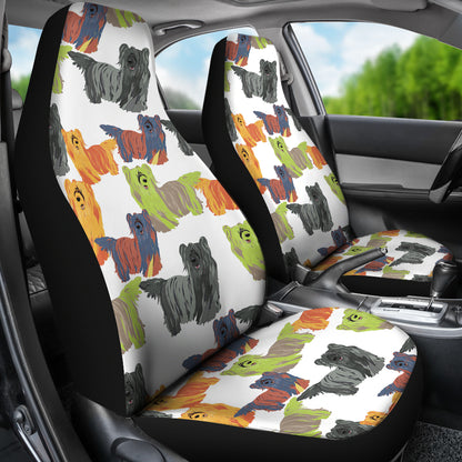 Skye Terriers Print Design LKS301 Car Seat Covers