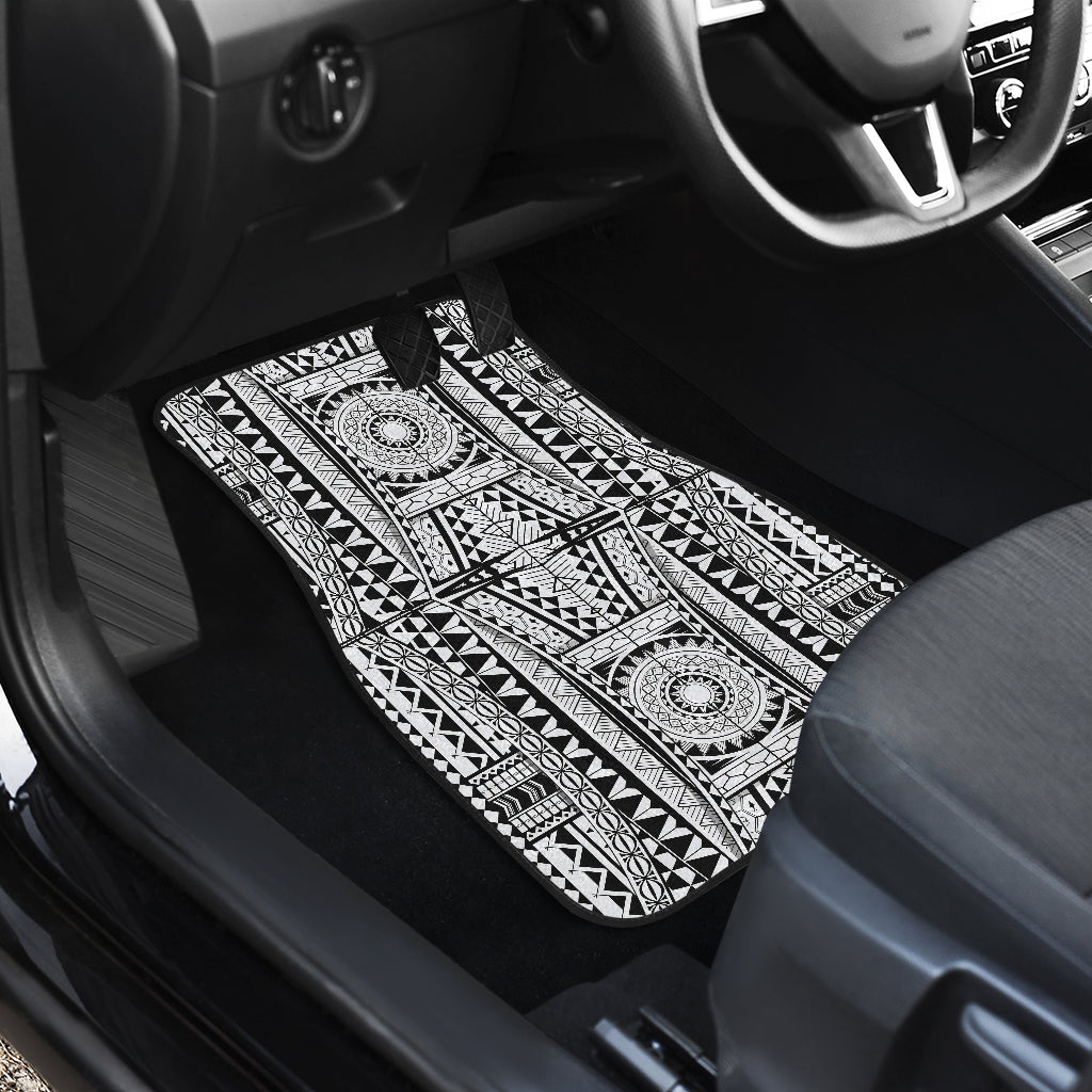 Polynesian Tattoo Design Car Floor Mats Front Back