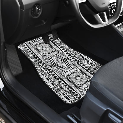 Polynesian Tattoo Design Car Floor Mats Front Back