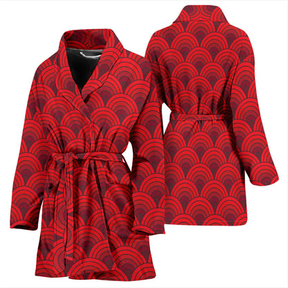 Scales Print Design LKS403 Women Bathrobe