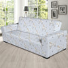 Poodle Pattern Print Design A05 Sofa Slipcover