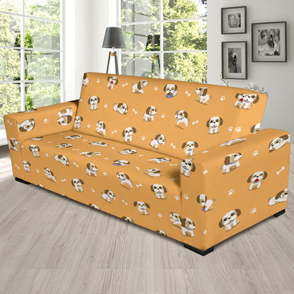 Shih Tzu Print Design LKS304 Sofa Slipcover
