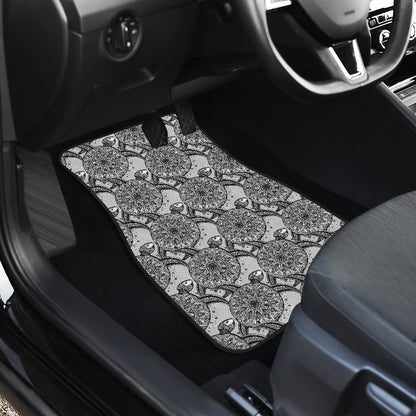 Tribal Turtle Polynesian Themed Print Car Floor Mats Front Back