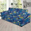 Flying Fish Pattern Print Design 01 Sofa Slipcover