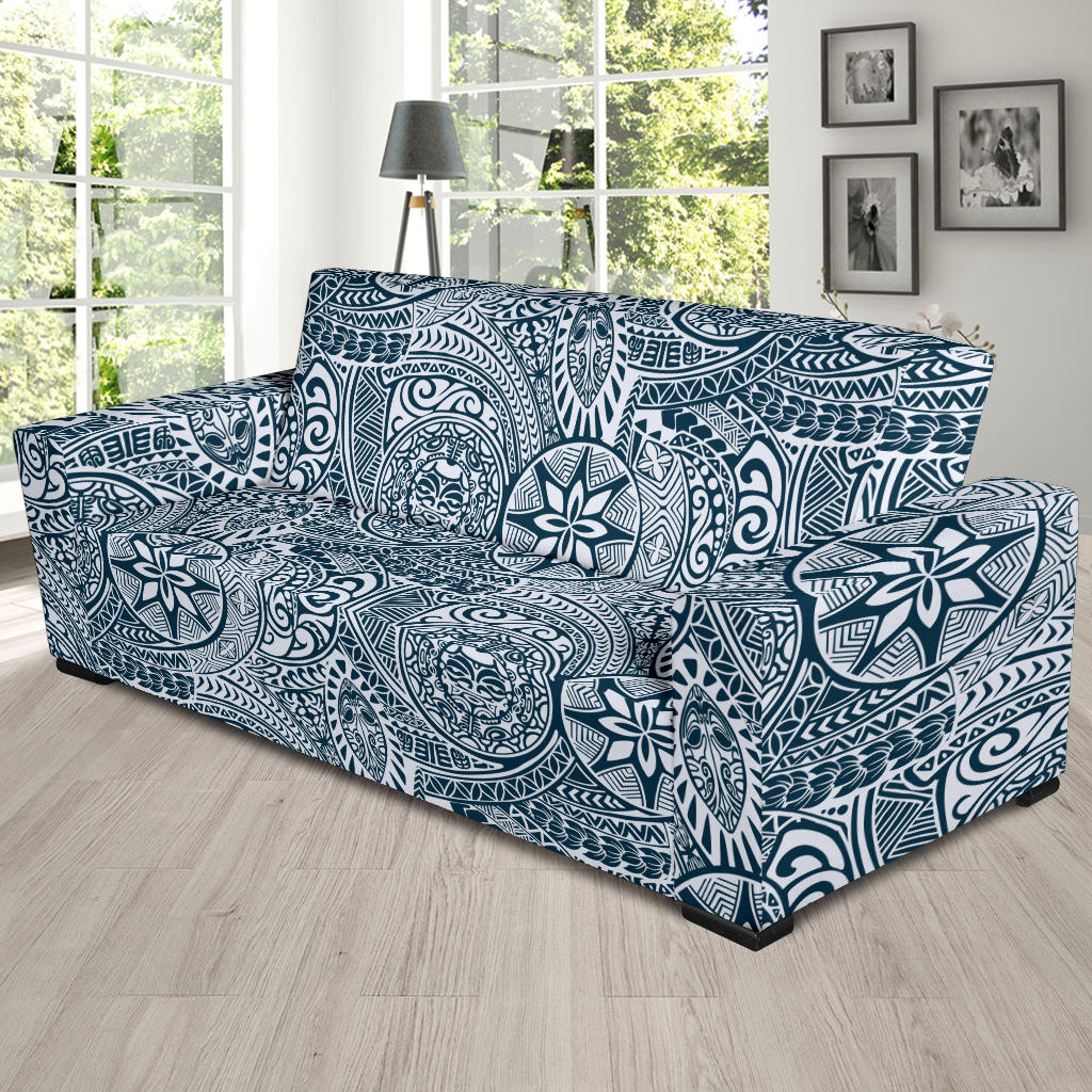 Samoan Pattern Print Design LKS306 Sofa Slipcover