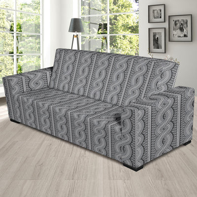 Cable Knit Pattern Print Design 01 Sofa Slipcover