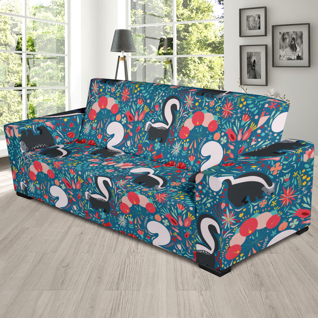 Skunk Print Design LKS302 Sofa Slipcover