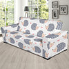 Hedgehog Baby Pattern Print Design 03 Sofa Slipcover