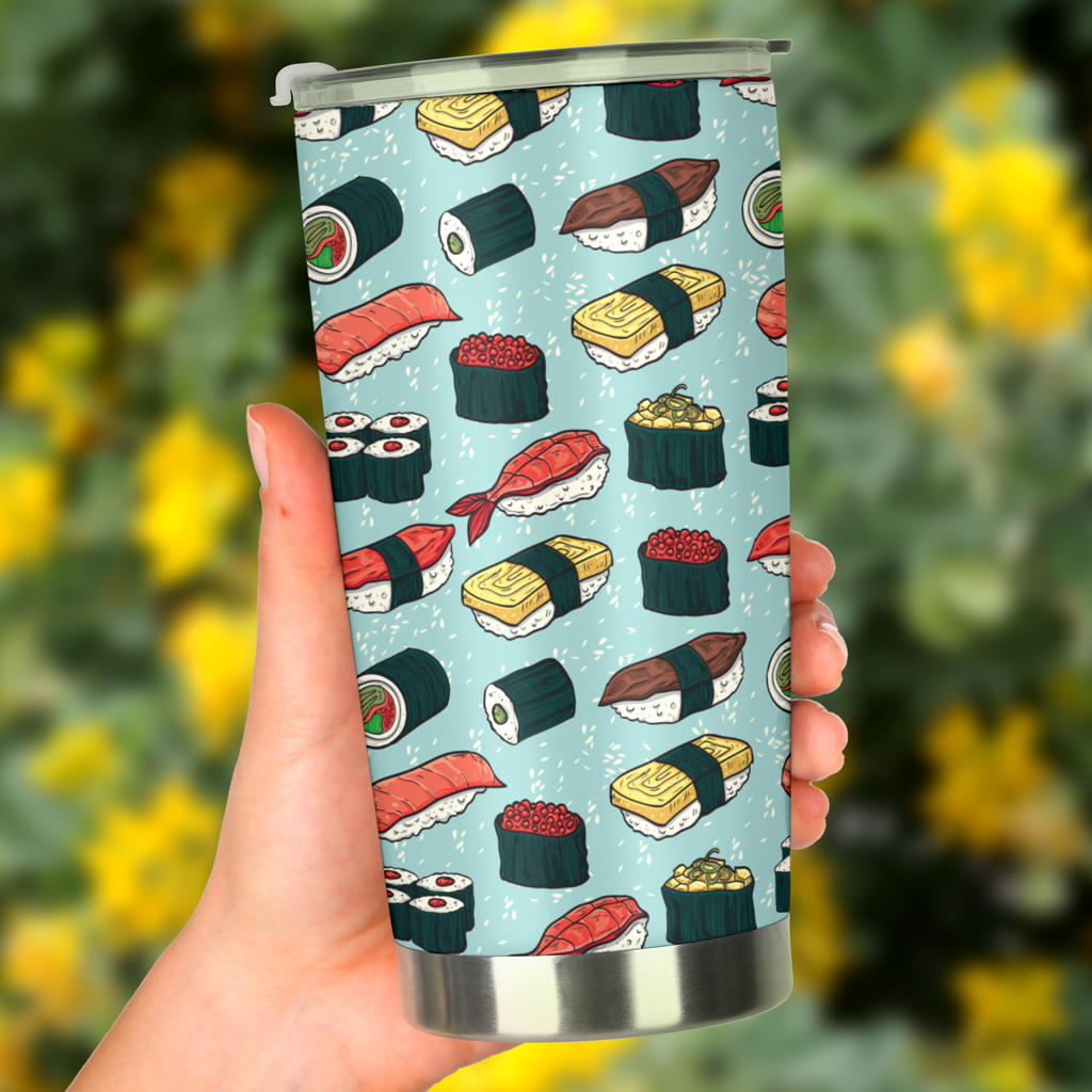 Sushi Pattern Design Tumbler