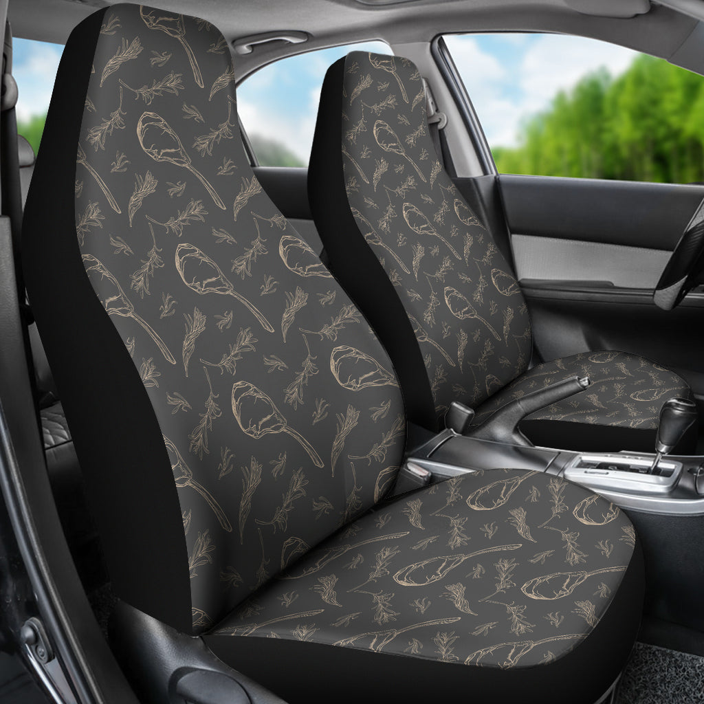 Steak Print Design LKS302 Car Seat Covers