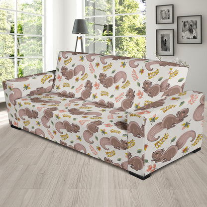 Squirrel Print Design LKS307 Sofa Slipcover