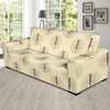 Mandolin Pattern Print Design 02 Sofa Slipcover