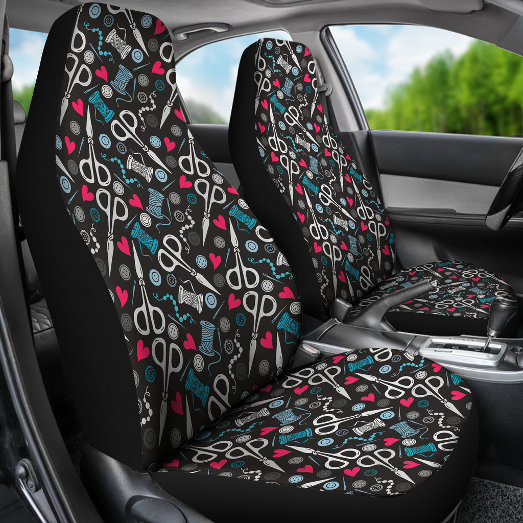 Sewing Equipment Print Design LKS305 Car Seat Covers