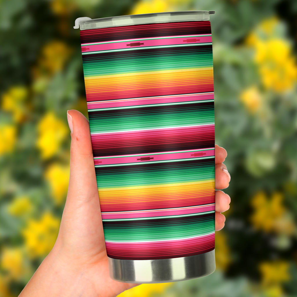 Mexican Blanket Classic Print Pattern Tumbler