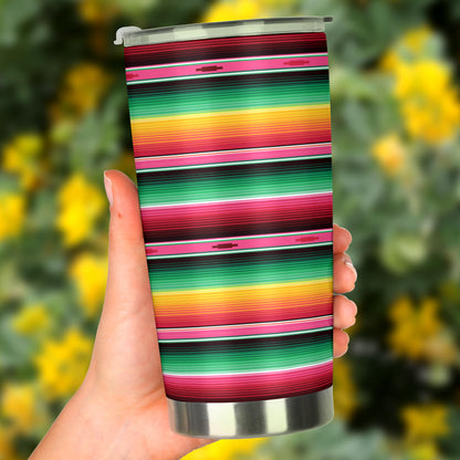 Mexican Blanket Classic Print Pattern Tumbler