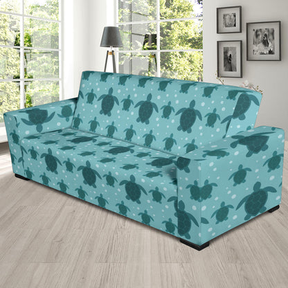 Sea Turtle Print Design LKS305 Sofa Slipcover