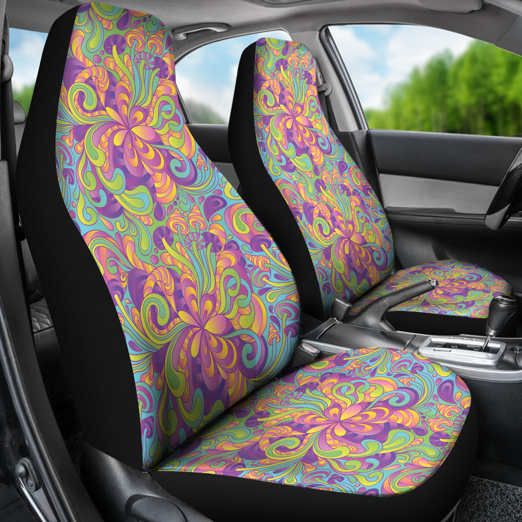 Trippy Print Design LKS306 Car Seat Covers