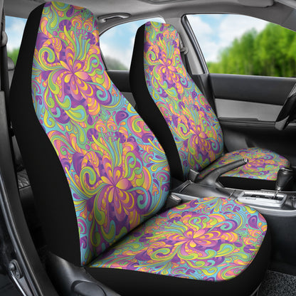 Trippy Print Design LKS306 Car Seat Covers