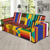 Kente Pattern Print Design 03 Sofa Slipcover